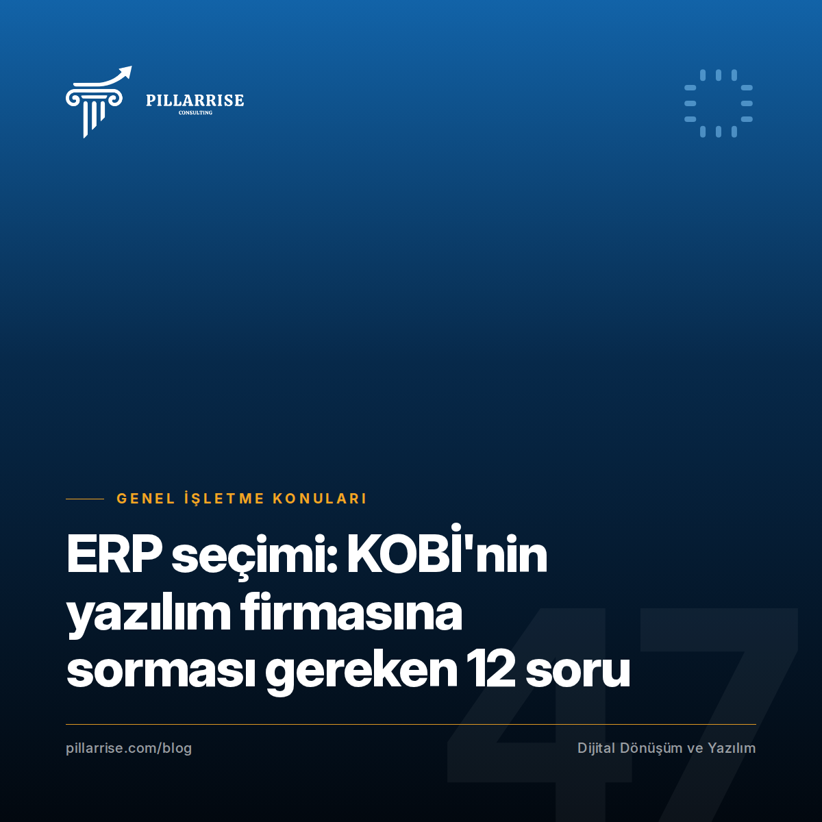 ERP seçimi: KOBİ nin yazılım firmasına sorması gereken 12 soru