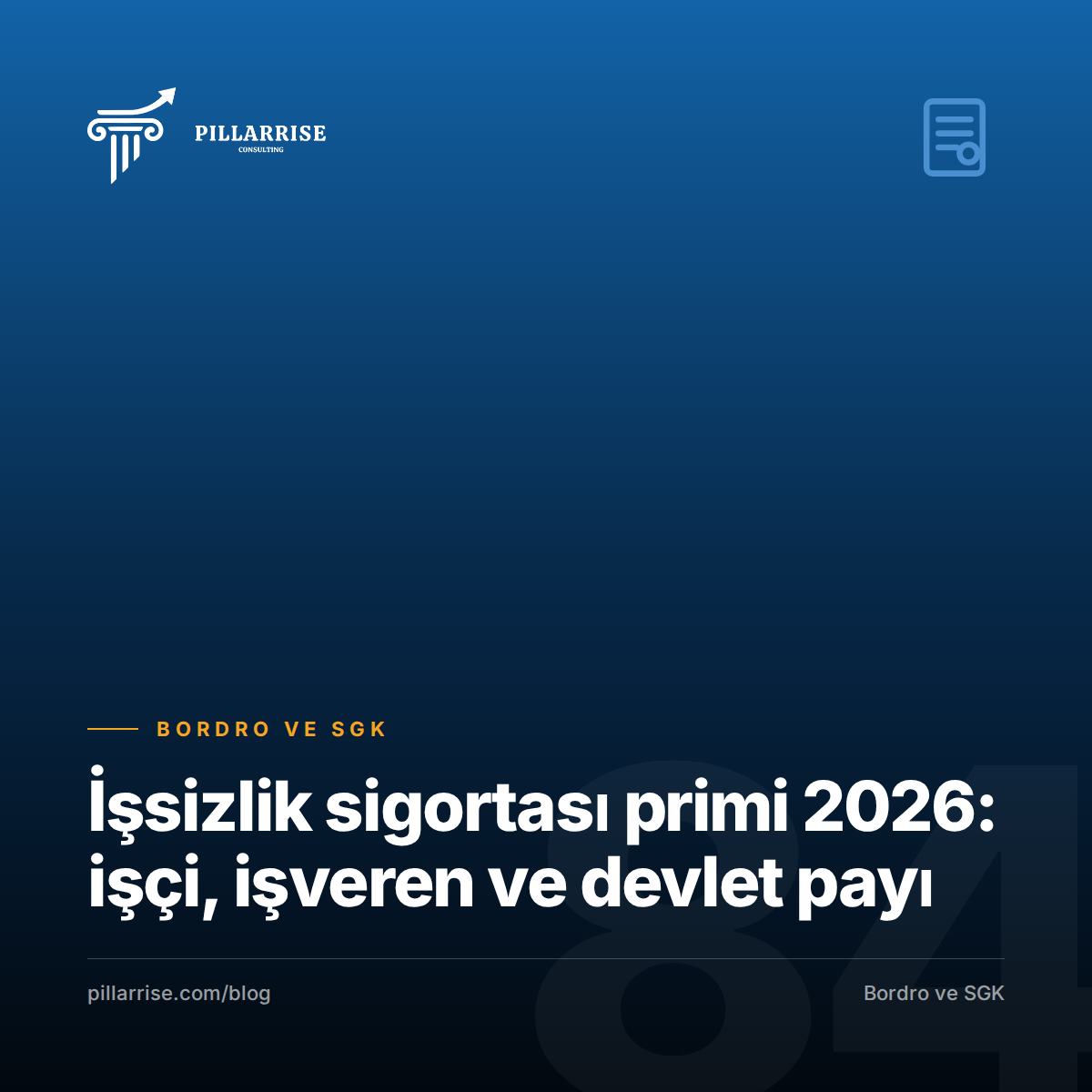 İşsizlik sigortası primi 2026: işçi, işveren ve devlet payı